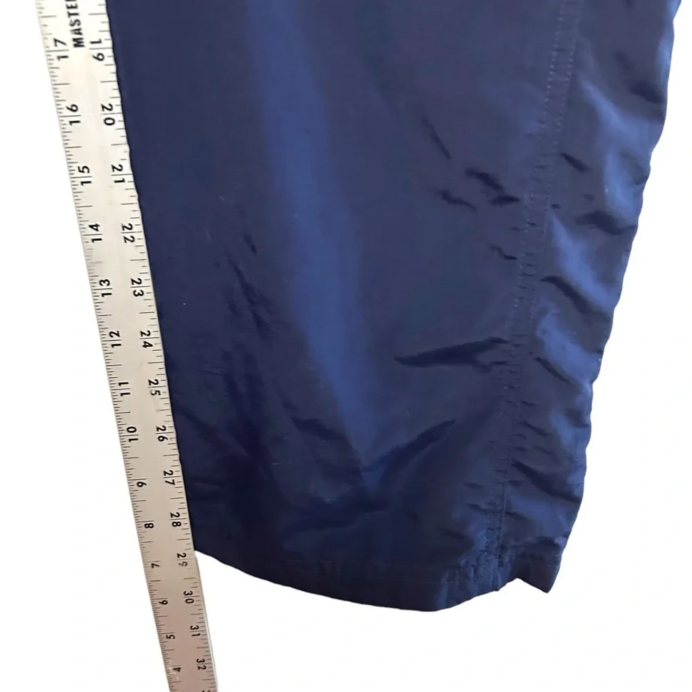 LL. Bean M‎ hiking outdoor pants ankle leg zip mesh lining navy